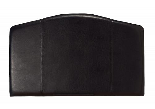 6ft Rosa Black Faux Leather Headboard 1
